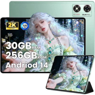 OUKITEL OT8 Android 13 Tablet 30GB+256GB 11 Zoll Widevine L1/5G WiFi/4G LTE/GPS