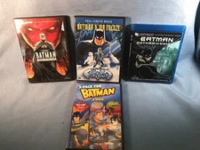 Animated Batman 4 DVDs Gotham Knight, Red Hood, SubZero, 3-Pack Fun