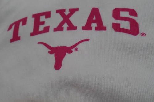 Texas Longhorns Soffe Fuschia Arco Rosa Niñas Jóvenes Nuevas Etiquetas Cierre - Imagen 2 de 3