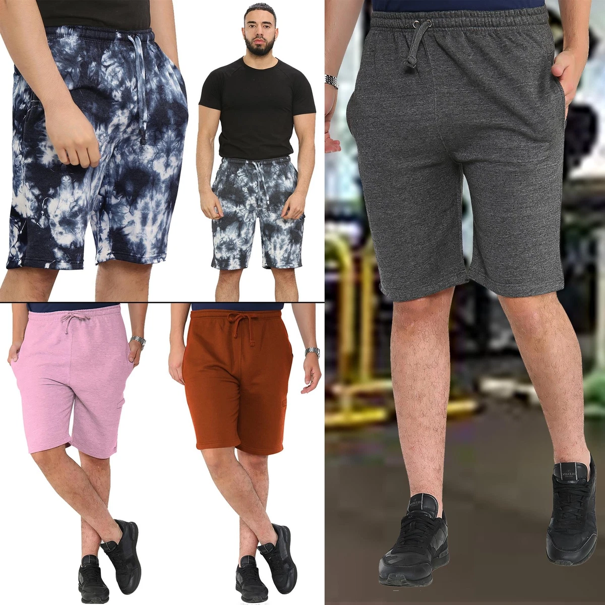 Fleece jogger best sale shorts