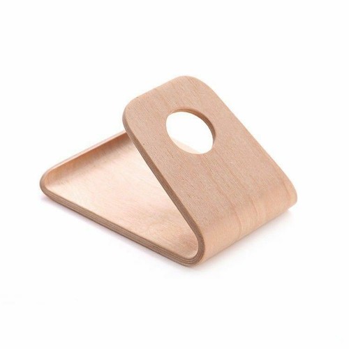 Universal Wooden Mobile Phone Stand Holder iPhone Xs Xr 8 7plus Samsung S10 Sony - Picture 4 of 14
