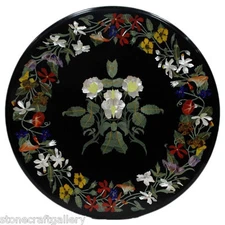 24" Marble Coffee Center Table Top Inlay Handmade Work For Home Decor & Gift