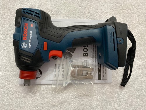 Nuevo Bosch GDX18V-1800 18 voltios 2 en 1 broca zócalo sin escobillas inalámbrico atornillador de impacto - Imagen 3 de 5