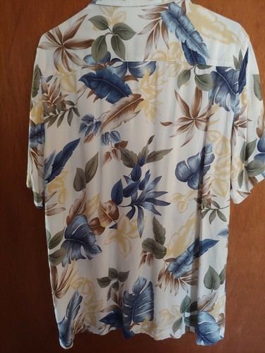 DAVID TAYLOR COLLECTION™ Men's Tropical Shirt Button Down Short Sleeve Size M - Picture 2 of 5