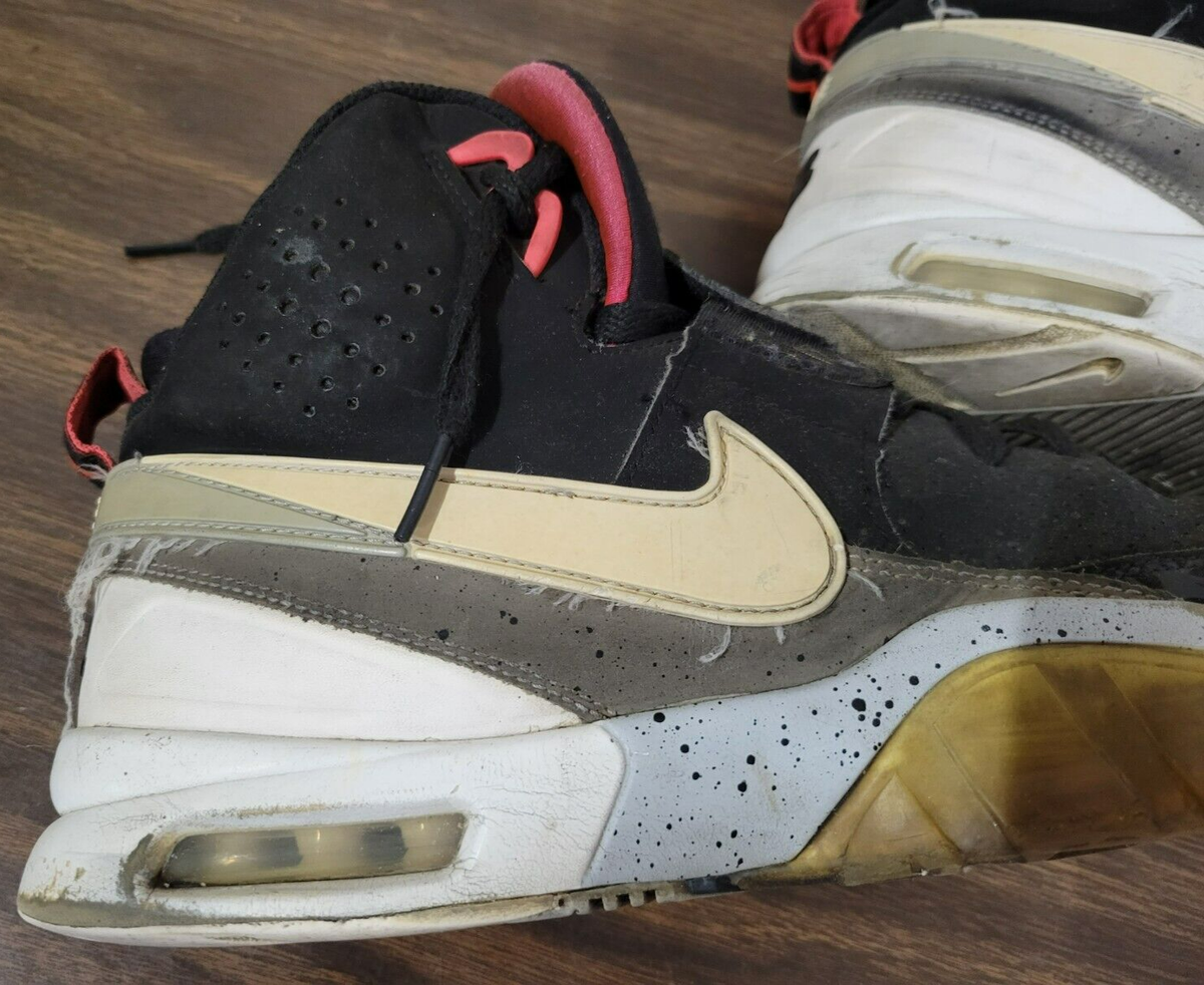 Nike Air Bo 1 Trainer Black Atomic Red Men\'s Bo Jackson 705069-001 Size11.5-Nike Air Bo 1 Black White Atomic Red Men main image 4