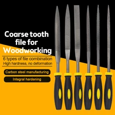 6pcs Mini Files Set Metal Filing Rasp Needle File Wood Tools Hand Woodworking