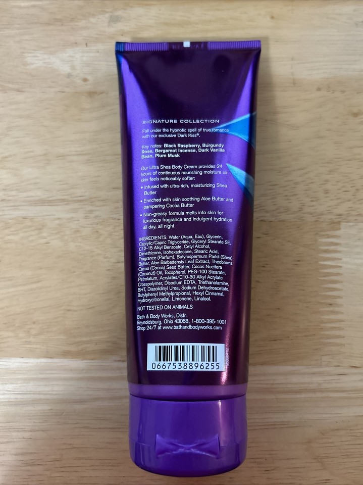 Bath & Body Works Dark Kiss Ultra Shea Body Cream 8 0z eBay