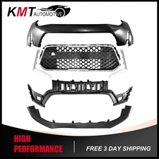 Front Bumper Cover Kit With Grille & Molding Trim Fits 2023 2024 2025 Kia Soul