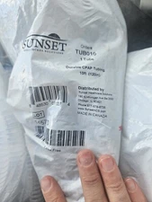 NEW Sealed CPAP Hose 6 FT Grey Standard Tubing R-622038