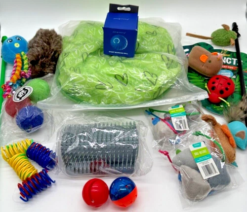 Pet Cat Toys & Self Scratcher, Teasers, Wands, Balls LOT deal from eBay
