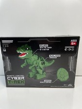 Cyber T-Rex Remote Control Wired Ages 8 Plus Walking and Roaring Dinosaur NEW