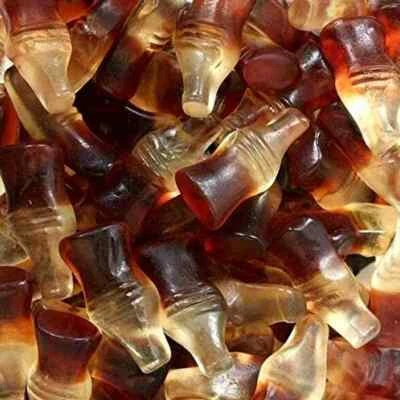 Gummy COLA Bottles - Chewy Cola Flavored Shaped Bottles BULK CANDY- 1/2 POUNDS - Picture 1 of 1