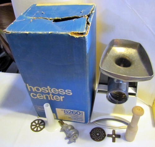 Vintage Sears elektrischer Hostess Center Fleischwolf - Bild 2 von 11