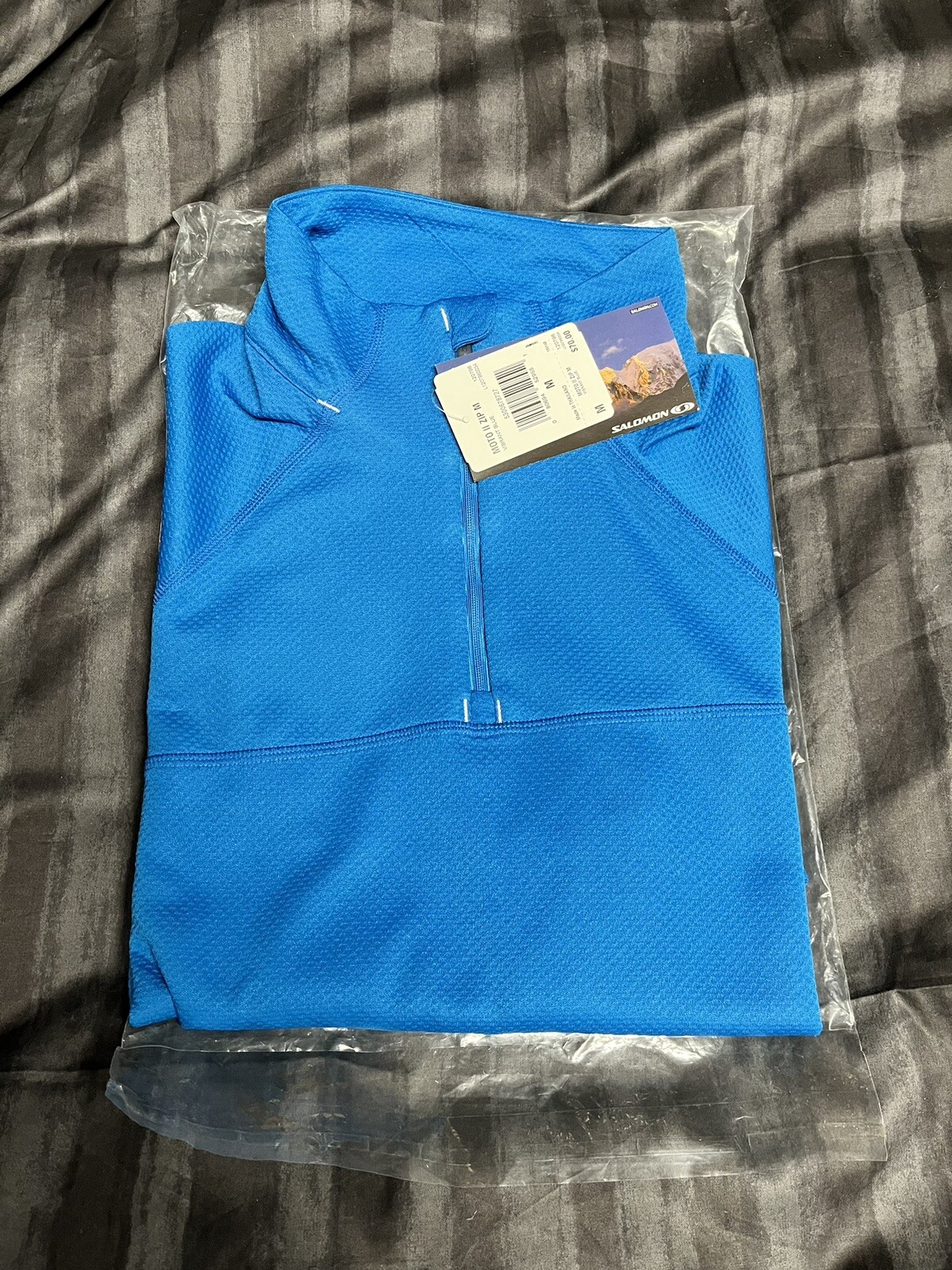 Maglione sci uomo medio Salomon Moto ll zip nuovo