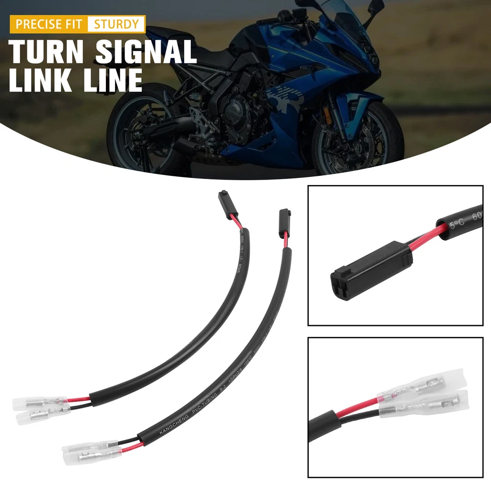 For Suzuki GSXR600 GSXR750 2006-20 GSX-R1000 Turn Signal Wire Adapters Connector - Изображение 3 из 4