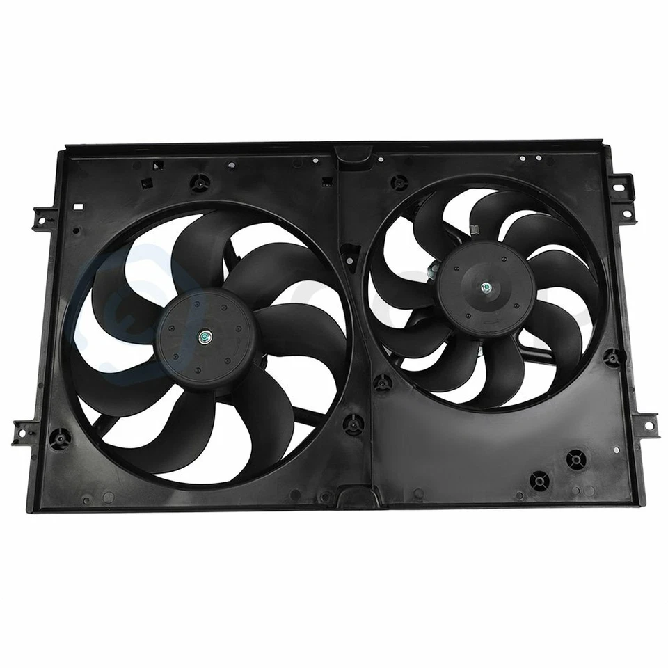 Radiator Condenser Cooling Fan Assembly For 2000 2001 2002-2006 Audi TT Quattro - Image 2 of 4