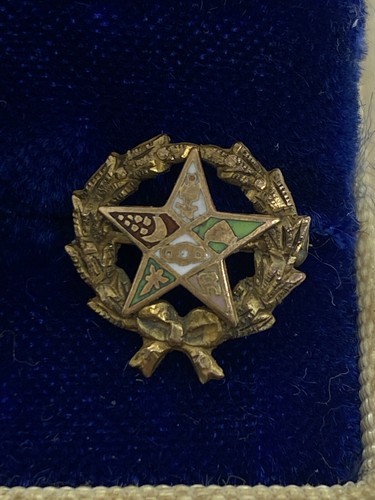 5 Vintage Pins - Masons Gold & Enamel - Order of the Eastern Star - Picture 2 of 7