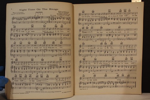 American Music Inc Folio No 2 Cowboy Ballads 1940 Eddie Dean Songbook 20 Scores - Picture 6 of 9