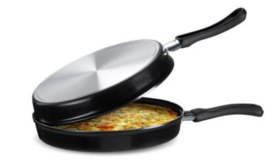 24cm Single/Double Sided Frying Pan Flip Non-Stick Omelet