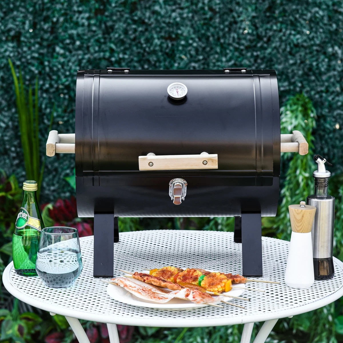 Tabletop top bbq charcoal