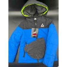 Gerry Size 2 Boys Puffer Coat w/Hood, Lapis Blue, Wear 3 Ways w/Extra Beanie NWT