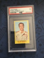 1970 PANINI M.ANDRETTI  🇺🇸#56 CAMP.DELLO SPORT-VALIDA PSA NM 7 64022675
