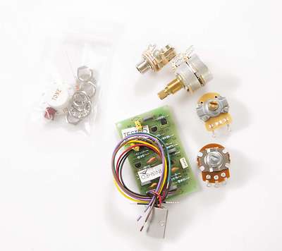 Genuine Fender Active Pre-amp 25dB Mid Boost upgrade Kit 005-7577-000
