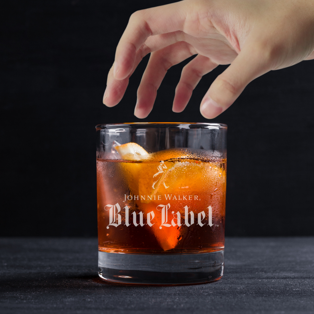 Custom Engraved Johnnie Walker Blue Label Whisky Glass – 11 oz New-image