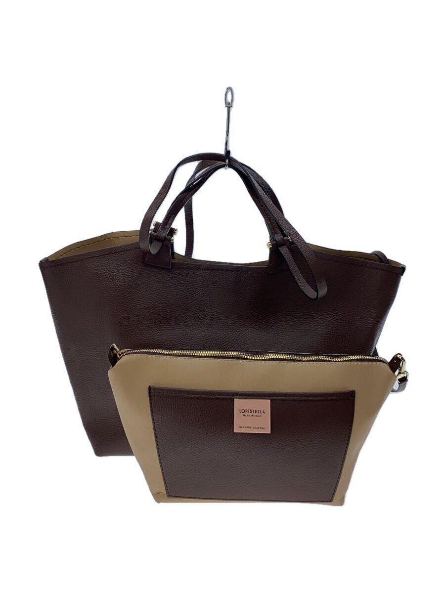 LORISTELLA tote bag leather Brown Used | eBay LORISTELLA tote bag leather Brown Used | eBay