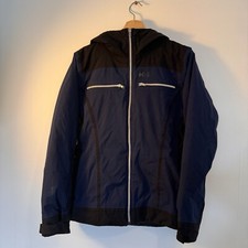 Helly Hansen Womens Belle Evening Blue Snow Jacket Size Medium Hellytech Blue 