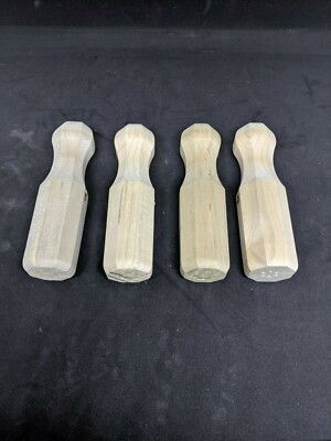 Tornado Foosball Handles 4 pack -  Maple  w. Pin