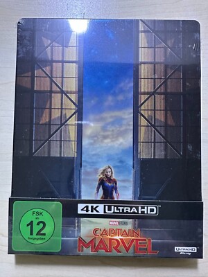 Captain Marvel 4K Ultra HD Blu-ray limited Steelbook Edition OVP OOP