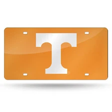 Tennessee Volunteers Orange Mirrored Laser Cut License Plate Laser Tag
