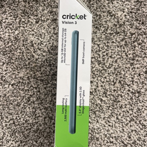 Cricket Wireless Vision 3, 16GB, Steel Blue - Prepaid Smartphone - Picture 4 of 4