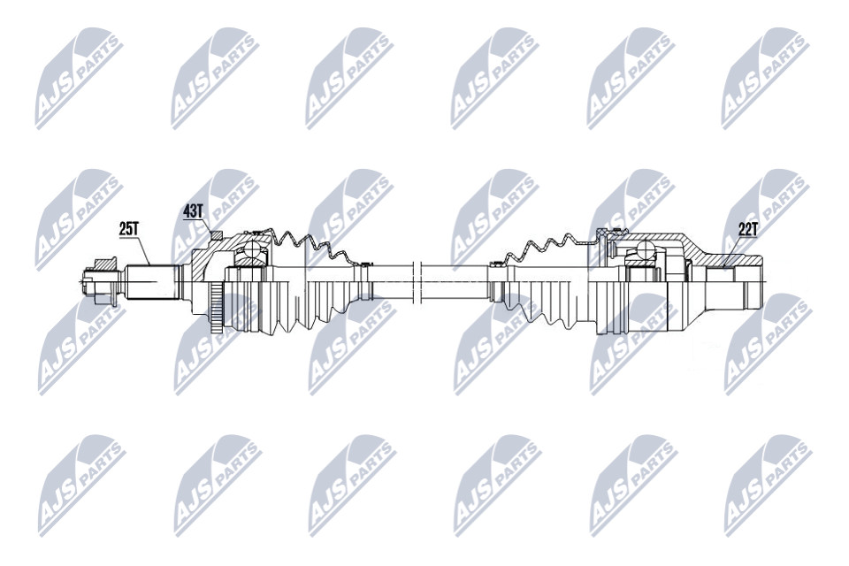 Fits NTY NPW-SU-052 DRIVESHAFT ⭐UK Stock⭐ - Image 6