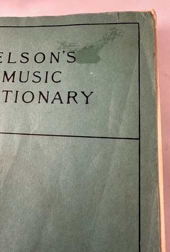 Elson's Music Dictionary Louis C Elson Paperback Book Oliver Ditson Vintage - Picture 4 of 18