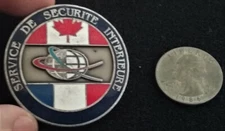 Directorate International Cooperation DCI Security France Canada Challenge Coin