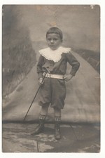 CPA - COSTUME - JEUNE GARÇON - ÉCRITE