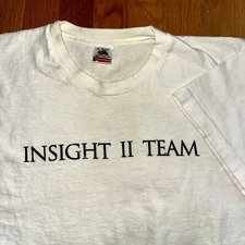 GTI Insight Team USA Old Car Vintage T Shirt 90s Graphic Racing Muscle Tech