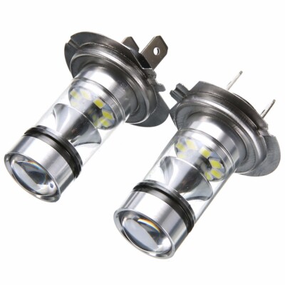 H7 LED Headlight Bulbs (6000K) – Fits Kawasaki Ninja 250R 2008-2012 & Many Cars