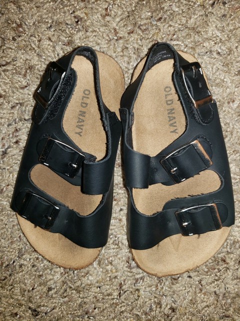 old navy faux leather sandals