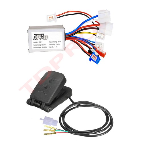 24V 250W Brush Motor Controller kit for Razor E-Bike Go Kart Scooter E100 E200 - Picture 10 of 23