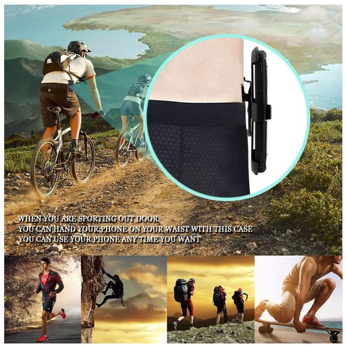 For LG Stylo 4/Stylo 5 Cases Full-Body Armor With Kickstand Hybrid Holster Clip - Picture 9 of 32