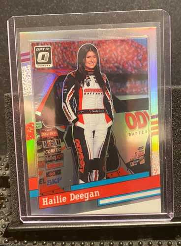 Hailie Deegan 2024 Donruss Optic - Retro 1991 - Holo Silver - Card # 102