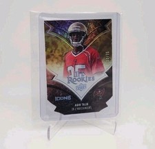 AQIB TALIB 2008 Upper Deck 23/75 UD Icons Gold Holo Die Cut Rookie TAMPA BAY