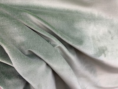 Scalamandre Medium Green Velvet 10 Yards From Italy MSRP: $332/Yard