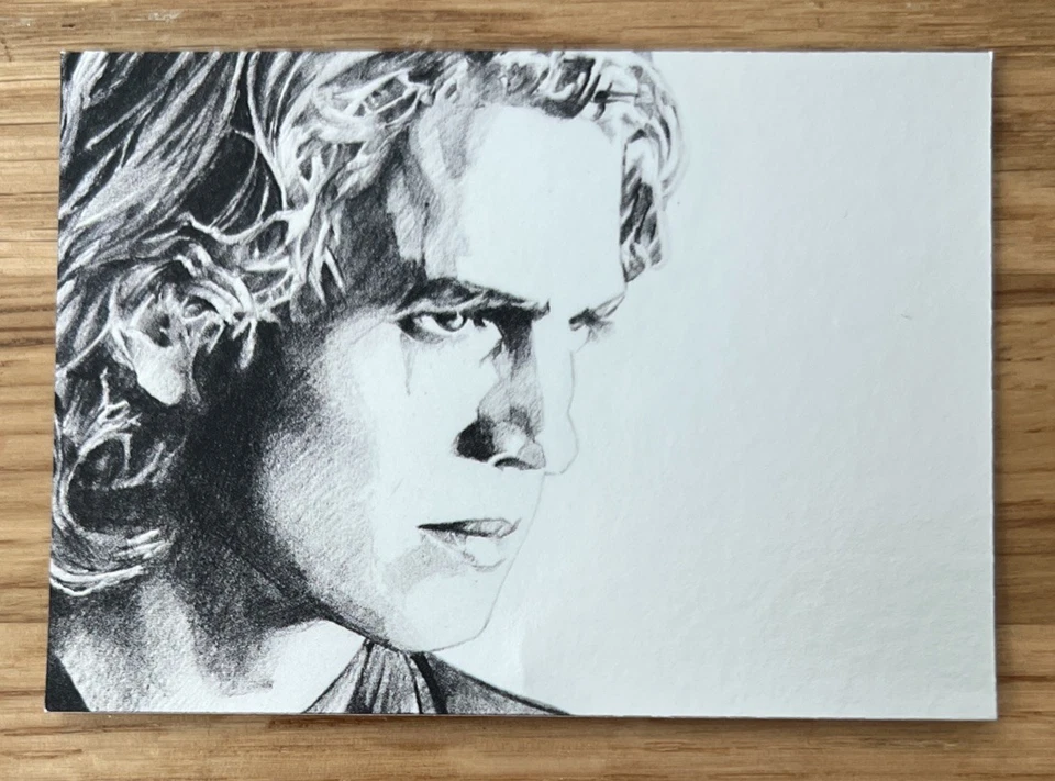 TOPPS STAR WARS GALAXY 4 SILVER FOIL CARD 8/15 ANAKIN SKYWALKER - Mint Card! - Image 2 of 3