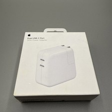 Apple 35W Dual USB-C Port Power Adapter MW2K3...