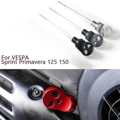 Oil Dipstick Drain Screw Plug With Key Tool For VESPA Sprint Primavera 125 150