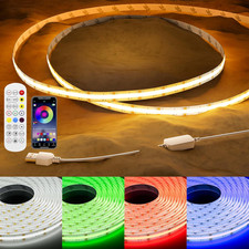 5V USB RGB COB LED Strip Light 4.92Ft/1.5M Color Changing Strip Lights,Tv Backli